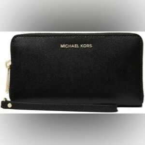 Michael Kors Black Travel Wallet